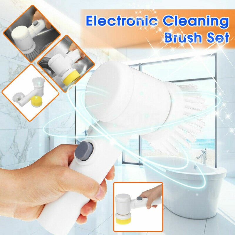 5 in 1 Multifunction Electric Magic Cleaning Brush Bathroom