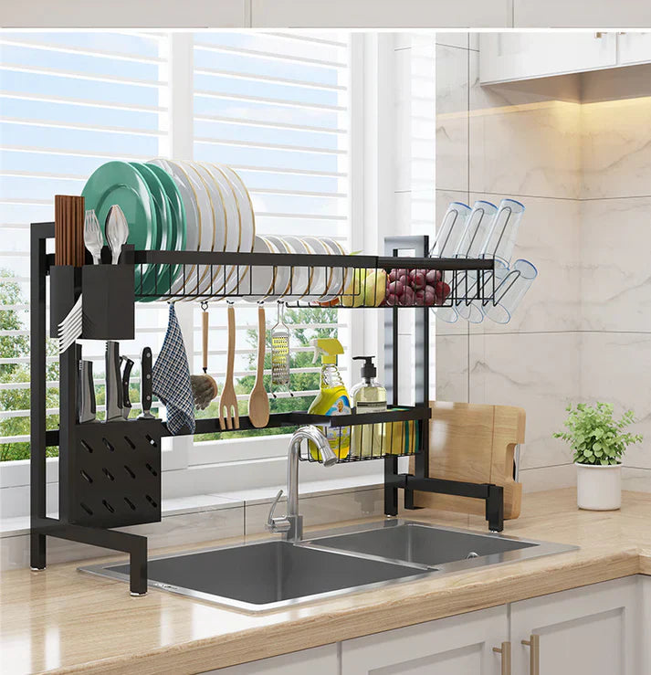 HOT SALE 50%OFF-OVER THE SINK DISHES KITCHEN DRYING RACK