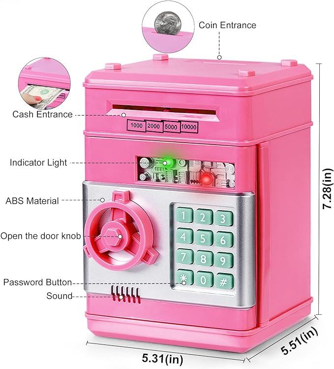 Money Saving Box Safe Coin