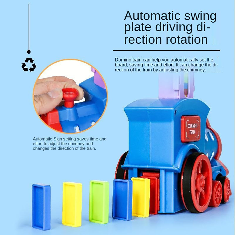 Domino Train Tracking Set 60pcs Domino Pieces