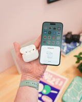 Airpods pro (2nd generation) iphone/wireless/samsung/white case