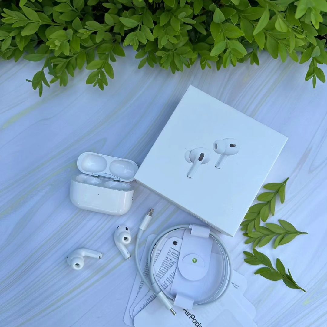 Airpods pro (2nd generation) iphone/wireless/samsung/white case