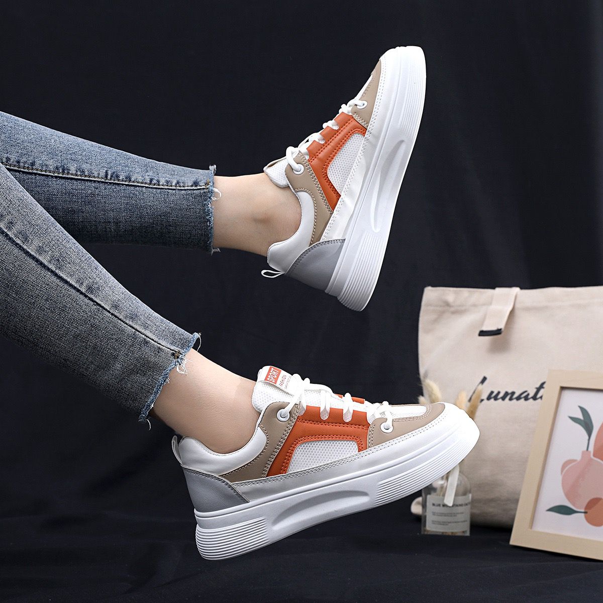 Sneakers Women Shoes Fashion Tennis High Top