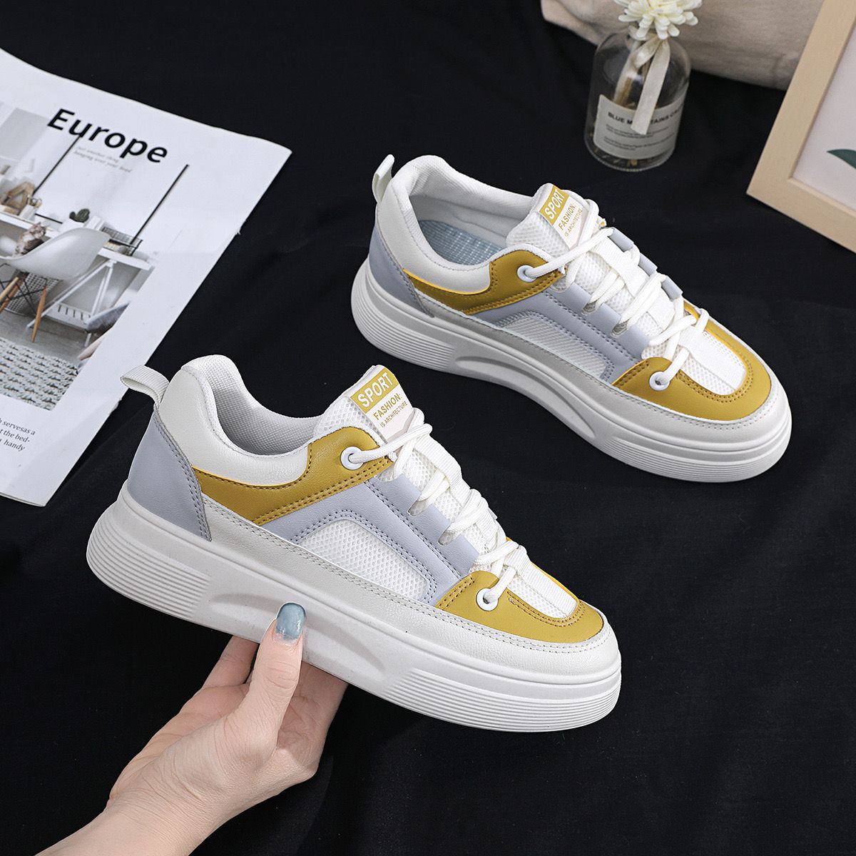 Sneakers Women Shoes Fashion Tennis High Top
