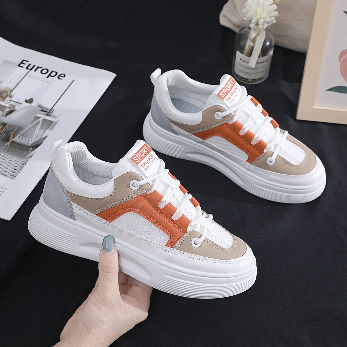 Sneakers Women Shoes Fashion Tennis High Top