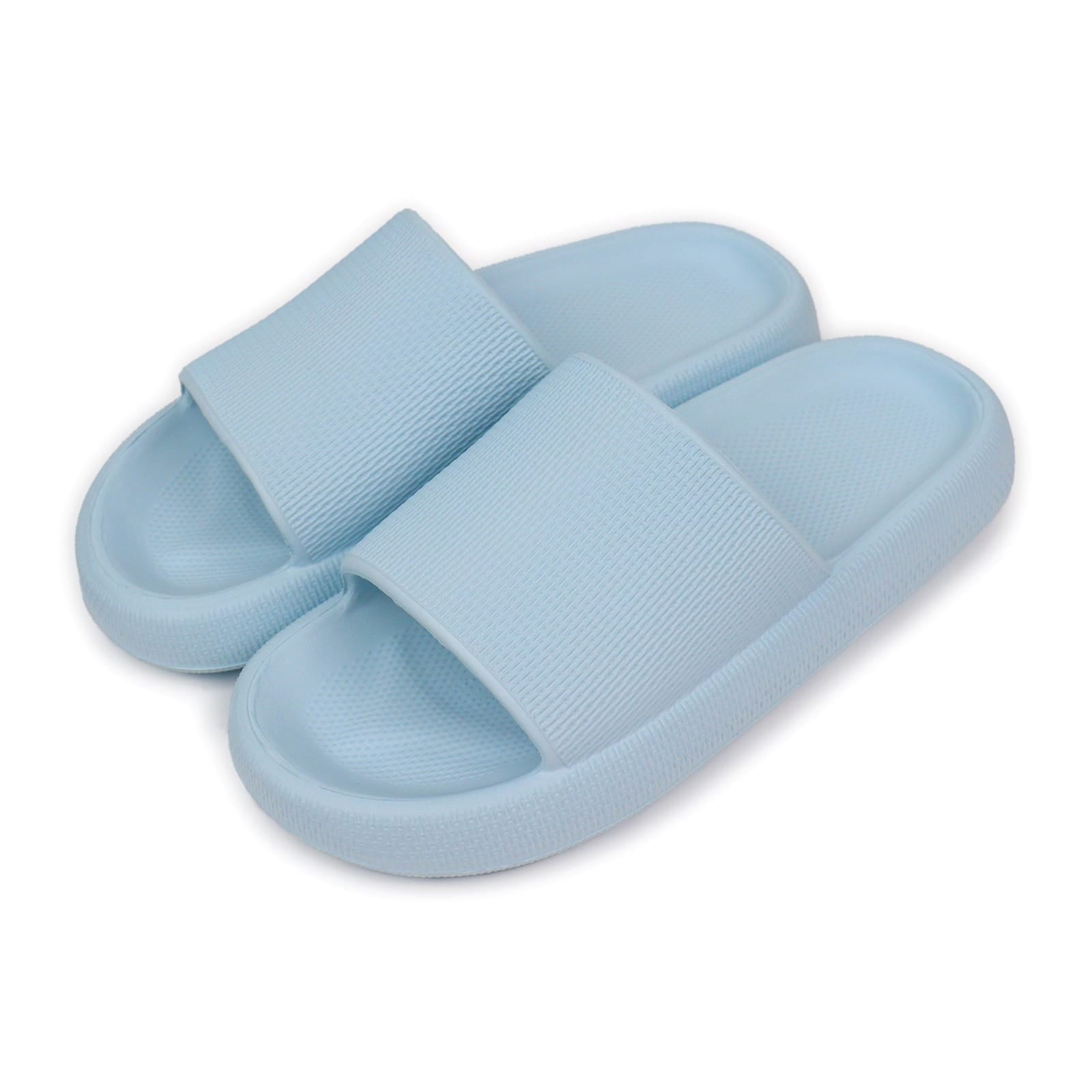 Pillow Slippers for Women and Men Non Slip Quick Drying Shower Slides Bathroom Sandals